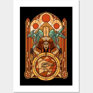 Stained Glass Gods Posters and Art